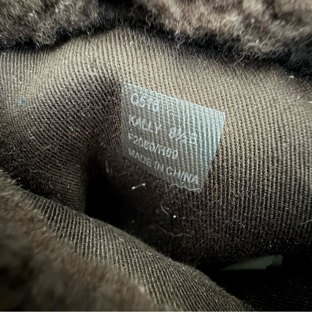 Coach Kally Signature Logo‎ Canva & Suede Boots Women Size 8.5B - Picture 11 of 16